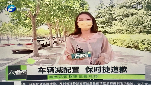 郑州大学张建华教授在盛和苑南门接受河南电视台记者采访，点评保时捷致歉行为